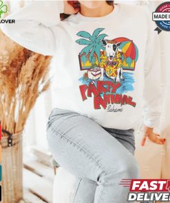 Bull Terrier Party Animal Bahamas Destination shirt