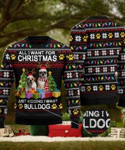 Bulldog Christmas Ugly Christmas Sweater Funny Christmas Gift For Family