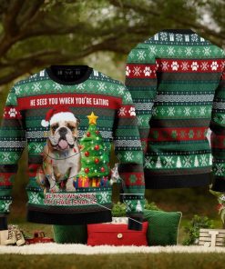 Bulldog Loves Snacks Sweater
