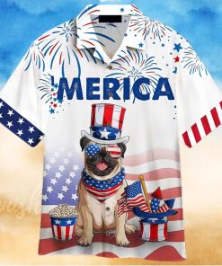 Bulldog american flag 4th of july firework hawaiian hoodie, sweater, longsleeve, shirt v-neck, t-shirt