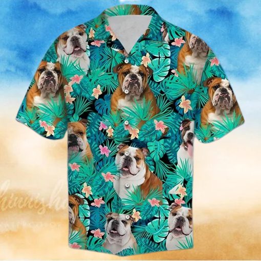 Bulldog blue nice design unisex hawaiian hoodie, sweater, longsleeve, shirt v-neck, t-shirt