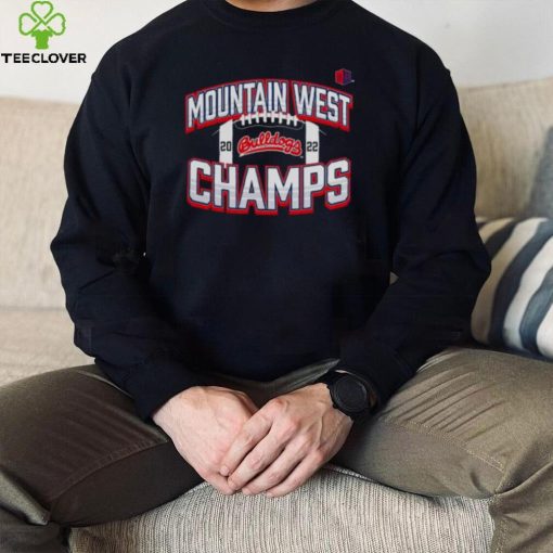 Bulldogs 2022 Mountain west conference champions hoodie, sweater, longsleeve, shirt v-neck, t-shirt