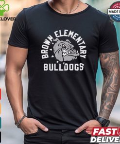 Bulldogs Brown Elementary T Shirts