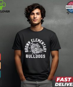 Bulldogs Brown Elementary T Shirts