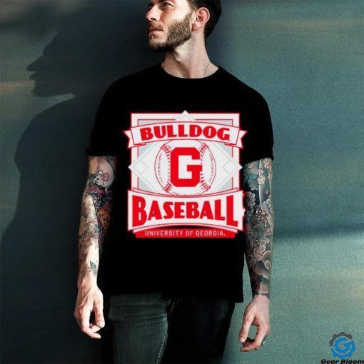 Bulldogs baseball university of Georgia retro shirt