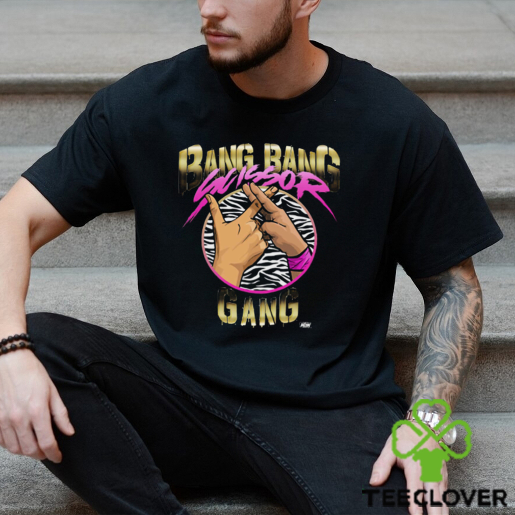 Bullet Club Gold The Acclaimed – Bang Bang Scissor Gang Illustrated Shirt Bullet Club Gold The Acclaimed – Bang Bang Scissor Gang Illustrated Shirt