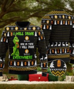 Bundaberg Grinch Will Drink Everywhere Ugly Sweater