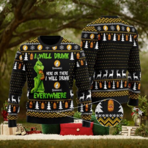 Bundaberg Grinch Will Drink Everywhere Ugly Sweater
