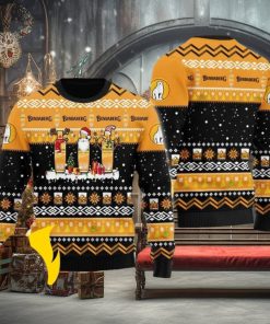 Bundaberg Santa Reindeer Snowflake Christmas Ugly Sweater 3D