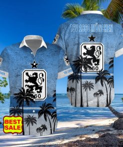 Bundesliga Fans 1860 Munich Logo Hawaiian Shirt And Short Men Women Set