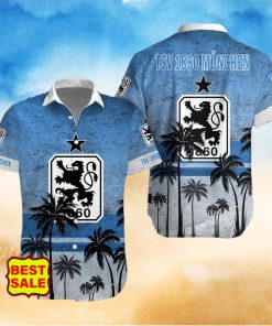 Bundesliga Fans 1860 Munich Logo Hawaiian Shirt And Short Men Women Set