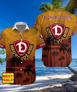 Bundesliga Fans Dynamo Dresden Logo Hawaiian Shirt And Short Men Women Set