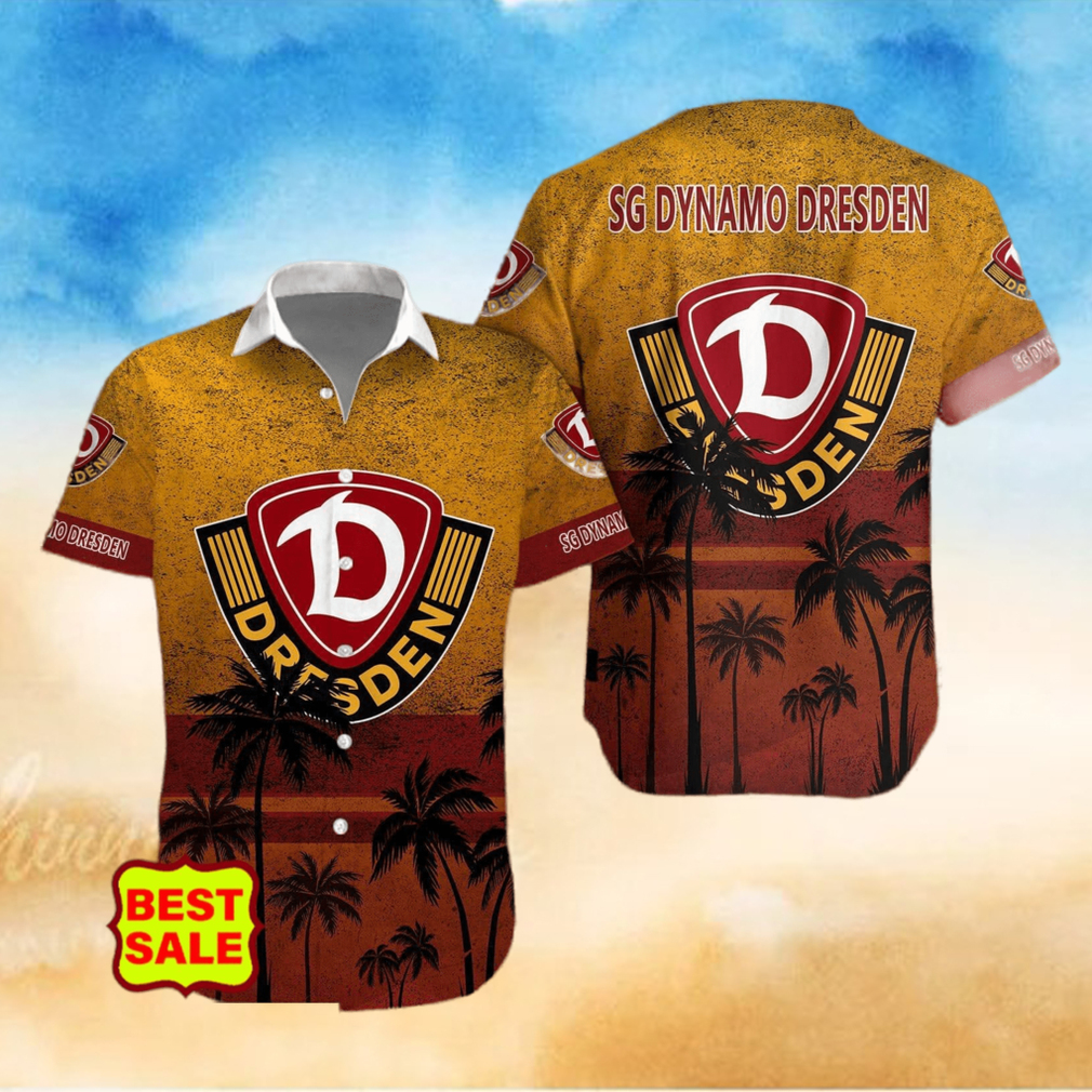 Bundesliga Fans Dynamo Dresden Logo Hawaiian Shirt And Short Men Women Set Bundesliga Fans Dynamo Dresden Logo Hawaiian Shirt And Short Men Women Set