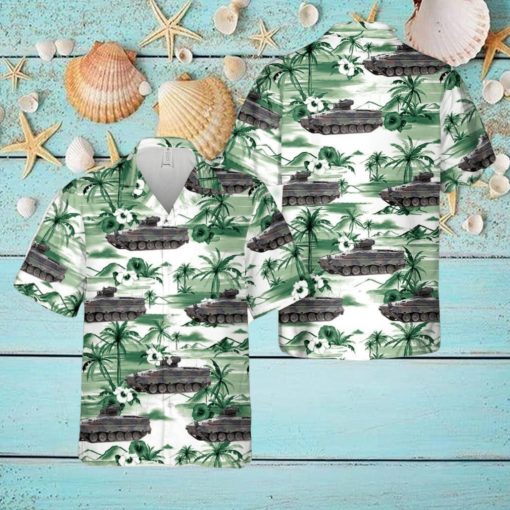 Bundeswehr Marder 1A3 Artilleriebeobachter Hawaiian Shirt