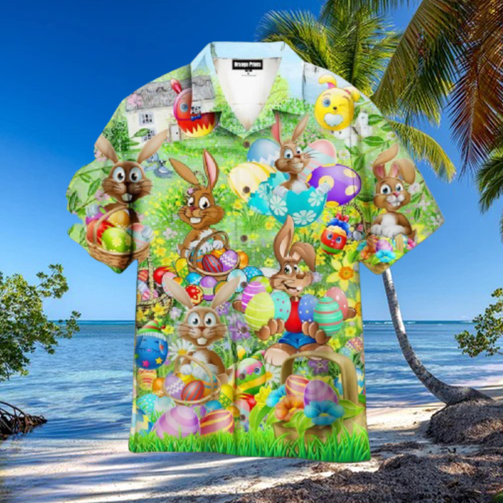 Bunny Enjoy Easter Day Aloha Hawaiian Shirts For Men And Women Bunny Enjoy Easter Day Aloha Hawaiian Shirts For Men And Women