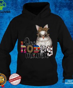 Bunny Messy Bun One Hoppy Mama Easter Day Mothers Day T Shirt B09VXHTCCQ