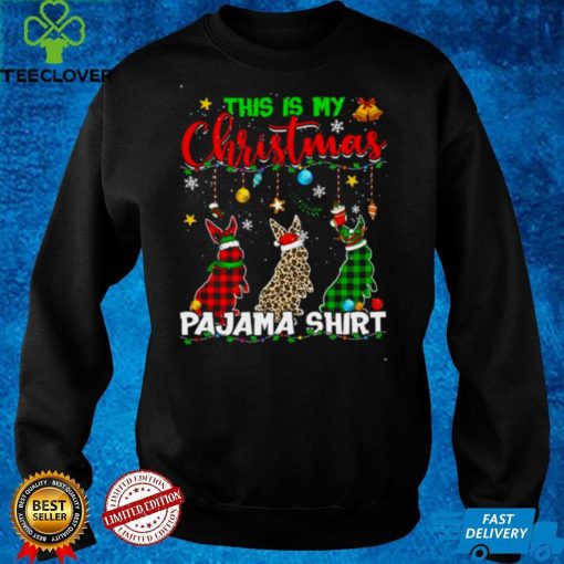 Bunny Xmas Tree Animals This Is My Christmas Pajama Shirt