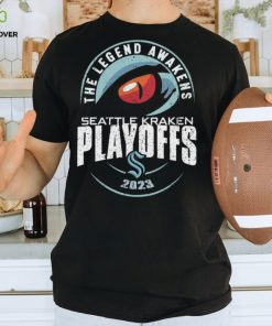 Buoy wearing the legend awakens Seattle kraken playoffs 2023 shirt