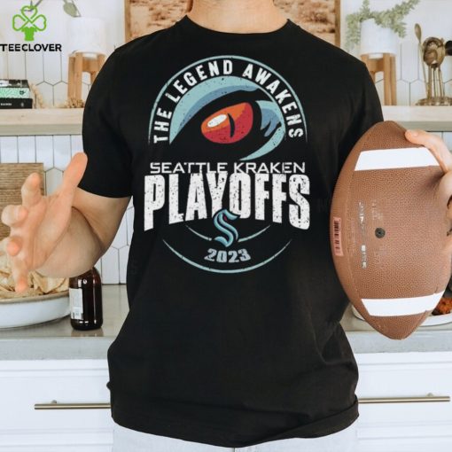 Buoy wearing the legend awakens Seattle kraken playoffs 2023 shirt