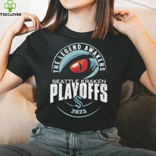 Buoy wearing the legend awakens Seattle kraken playoffs 2023 shirt