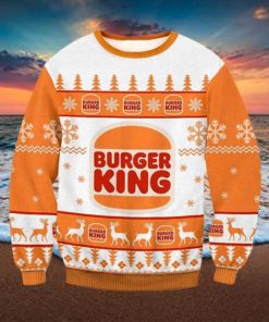 Burger King Classic Logo 2023 Ugly Christmas Sweater