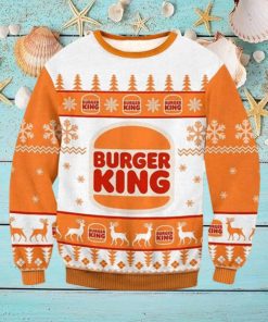 Burger King Classic Logo 2023 Ugly Christmas Sweater
