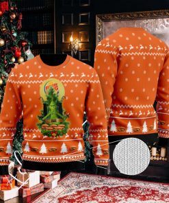 Burger King Grinch Snow Ugly Christmas Sweater