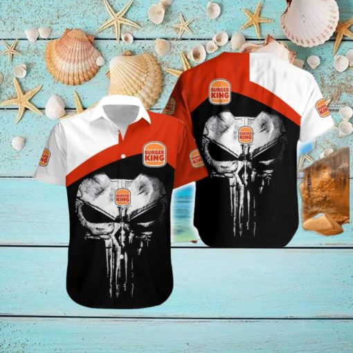 Burger King Logo Brand Hawaiian Shirt Skull Gift Summer