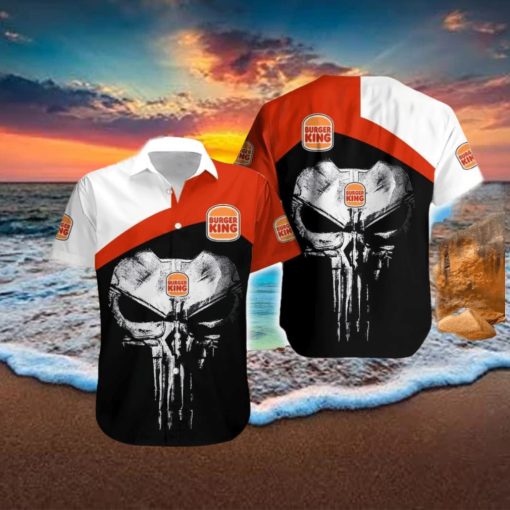 Burger King Logo Brand Hawaiian Shirt Skull Gift Summer