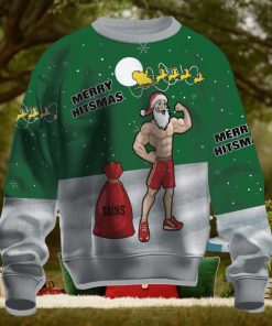 Burly Santa Ugly Christmas Sweater
