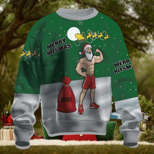 Burly Santa Ugly Christmas Sweater