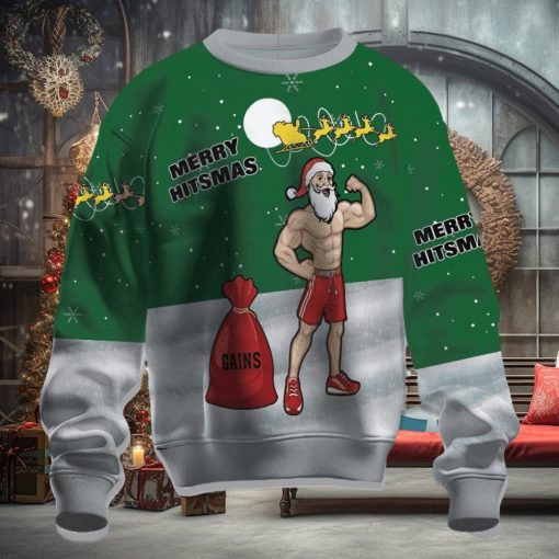 Burly Santa Ugly Christmas Sweater