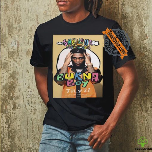 Burna Boy Shellona St Tropez On July 22 2024 Shirt