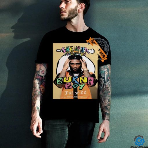 Burna Boy Shellona St Tropez On July 22 2024 Shirt