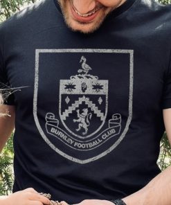 Burnley 1863FC Mono Crest Slub T Shirt 3 Burnley 1863FC Mono Crest Slub T Shirt