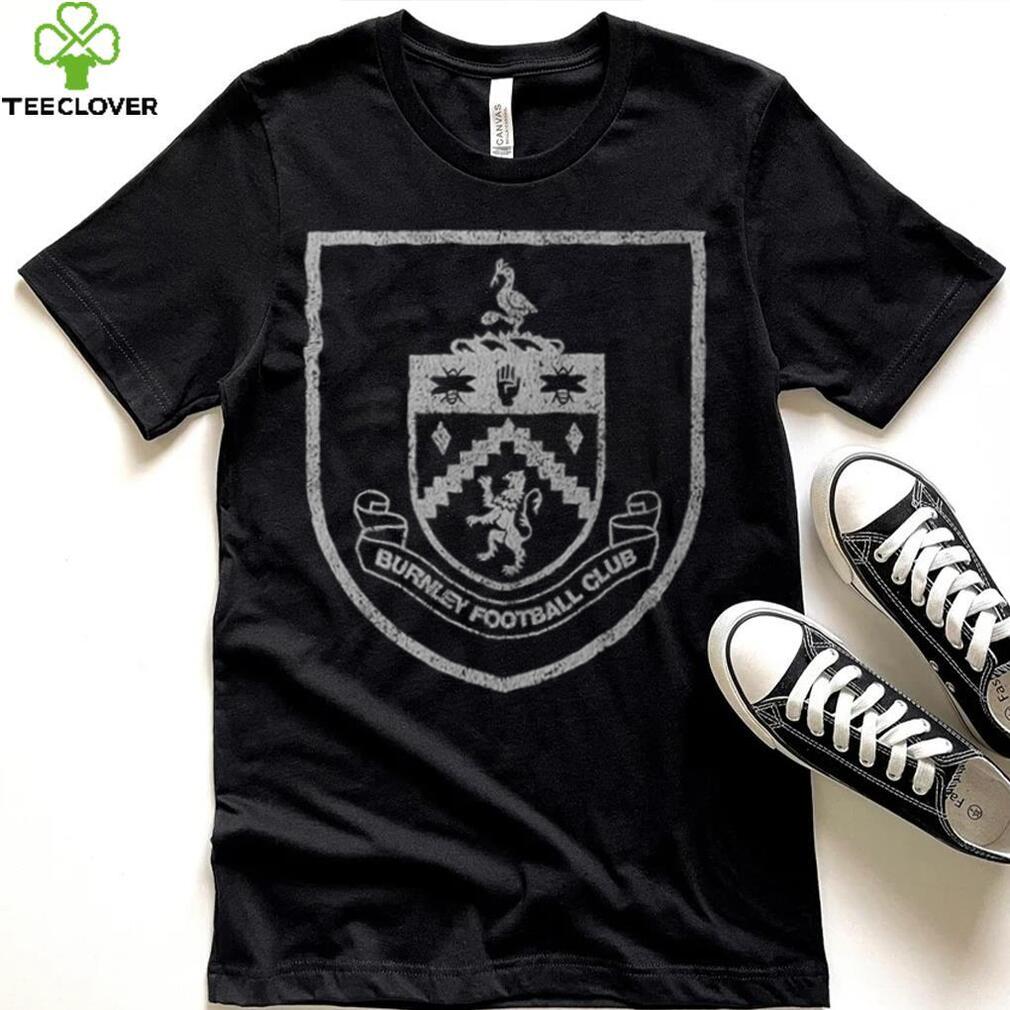 Burnley 1863FC Mono Crest Slub T Shirt Burnley 1863FC Mono Crest Slub T Shirt