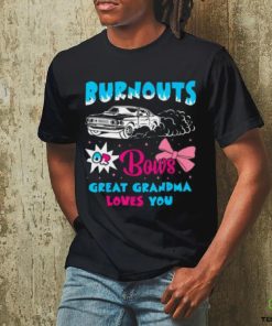 Burnouts Or Bows Great Grandma Loves Car Racing Cheerleader T hoodie, sweater, longsleeve, shirt v-neck, t-shirt