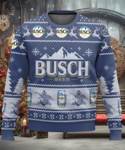 Busch Beer Christmas Ugly Sweater Special Gift For Xmas