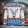 I Read Books And I Know Things Owl Snowflake Pattern Ugly Christmas Sweater – Black Red
