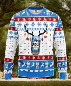 Busch Blue White Ugly Christmas Sweater Amazing Gift Men And Women Christmas Gift