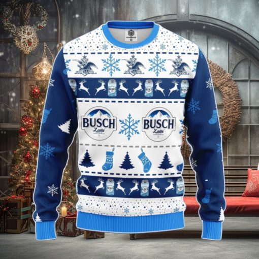 Busch Latte Beer Ugly Christmas Sweater Amazing Gift Men And Women Christmas Gift