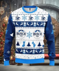 Busch Latte Beer Ugly Knitted Christmas Sweater