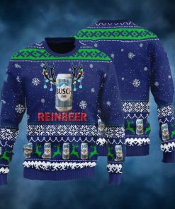 Busch Latte Reinbeer Ugly Christmas Sweater, Faux Wool Sweater, Gifts For Beer Lovers, International Beer Day, Best Christmas Gifts For 2022 – Prinvity