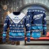 Cincinnati Reds Santa Bear White Xmas 3D Sweater Custom Number And Name