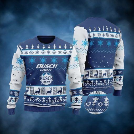 Busch Light Beer Ugly Christmas Sweater, Faux Wool Sweater, International Beer Day, Gifts For Beer Lovers, Best Christmas Gifts For 2022 – Prinvity