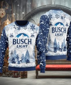 Busch Light Beer Ugly Christmas Sweater Xmas Sweater Christmas