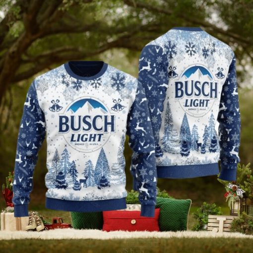 Busch Light Beer Ugly Christmas Sweater Xmas Sweater Christmas