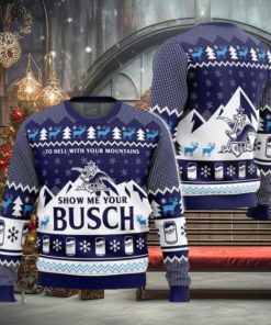 Busch Light Beer Ugly Christmas Sweater