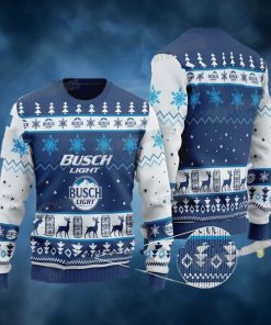 Busch Light Beer Xmas Ugly Sweater Funny Gift For Friends