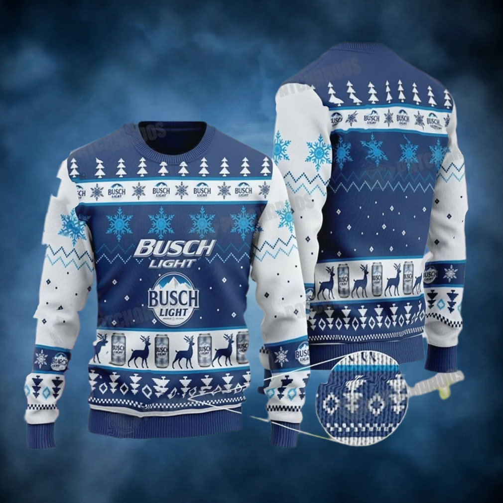 Busch Light Beer Xmas Ugly Sweater Funny Gift For Friends Busch Light Beer Xmas Ugly Sweater Funny Gift For Friends
